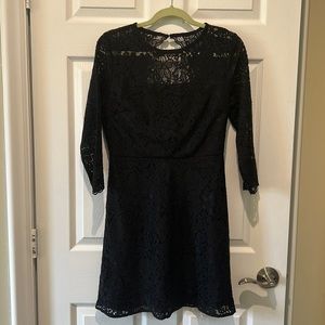 Black LOFT Ann Taylor Lace Dress